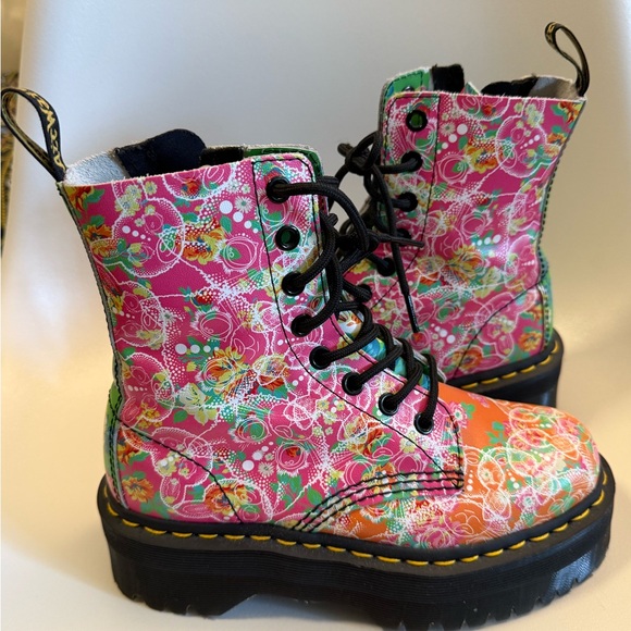Dr. Martens Jadon Daze Platform Combat Boots Size 5 (3 UK) Rare hard to find - Picture 6 of 10